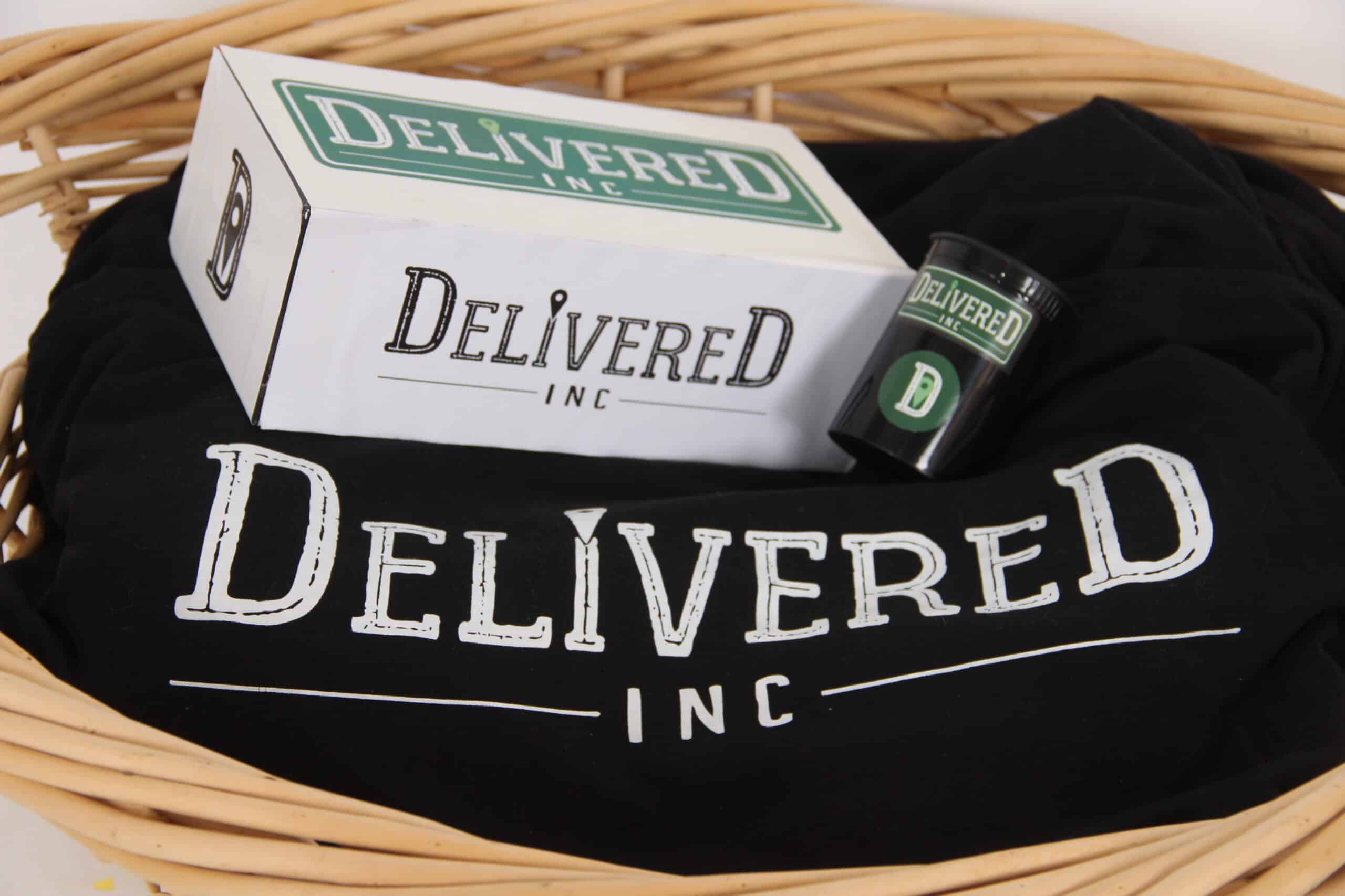 The Delivered Box with a Delivered hoodie